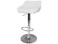 LivingStyles Comfo Faux Leather Gas Lift Counter / Bar Stool, White offer