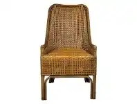 LivingStyles Albany Rattan Dining Chair, Honey Brown offer