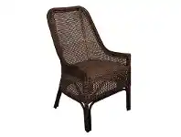 LivingStyles Albany Rattan Dining Chair, Chocolate offer