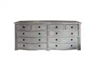 LivingStyles Amine Bayur Wood 10 Drawer Chest offer