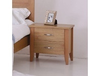 LivingStyles Brizi Okoume Timber Bedside Table offer