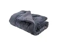 LivingStyles Loches Cotton Velvet Eiderdown, 125x220cm, Midnight offer