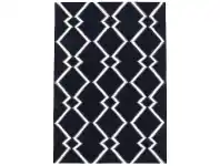 LivingStyles Fantasy Festival Handmade Wool Rug, 190x280cm, Navy offer