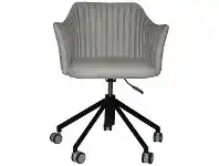 LivingStyles Coogee Commercial Grade Gravity Fabric Gas Lift Office Armchair, Cloud / Black offer