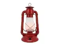 LivingStyles Replica Kerosin Iron & Glass Rechargeable LED Table Lamp, Red offer