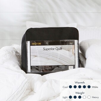 Pillow Talk Hotel & home superior 500gsm microfibre quilt by hilton offer