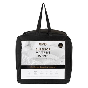 Pillow Talk Hotel & home superior 1850gsm mattress topper by hilton offer