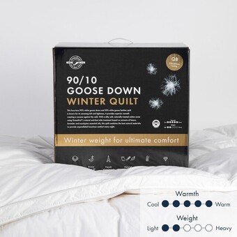 Pillow Talk 90/10 goose down winter quilt by greenfirst® offer
