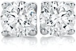 Angus & Coote 18ct white gold diamond round brilliant stud earrings offer