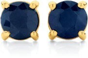 Angus & Coote 9ct gold natural sapphire stud earrings offer
