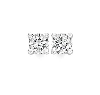 Angus & Coote 9ct yellow gold diamond stud earrings offer