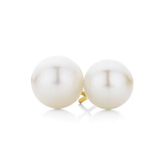 Angus & Coote 9ct gold cultured freshwater pearl stud earrings offer