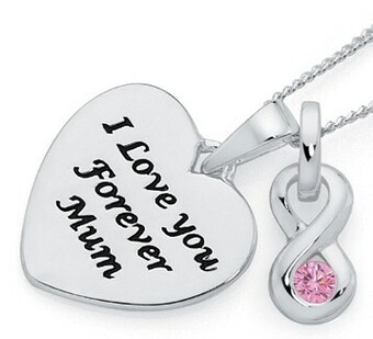 Goldmark Sterling silver pink cubic zirconia pendant offer