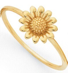 Goldmark 9ct gold sunflower dress ring offer