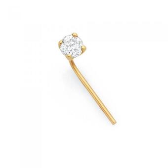 Goldmark 9ct gold diamond set nose stud offer