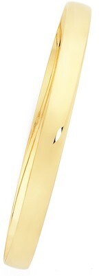 Goldmark 9ct gold 6x65mm solid half round bangle offer