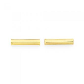 Goldmark 9ct gold bar stud earrings offer