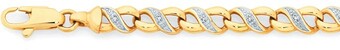 Goldmark 9ct gold diamond infinity bracelet offer