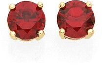 Goldmark 9ct gold created ruby round stud earrings offer