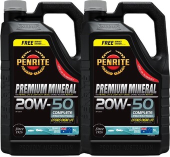 Autobarn Penrite premium mineral 20w50 5l offer
