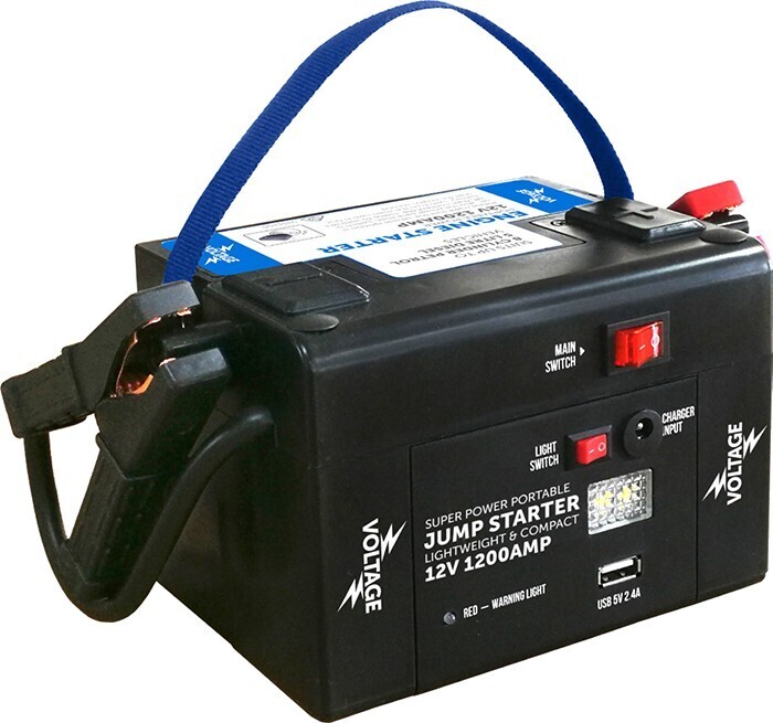 Voltage super power portable jump starters offer at Autobarn