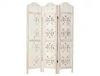 LivingStyles Siana Bohemian Wooden Cut Out 3 Panel Screen offer