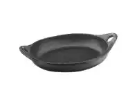 La Chamba Hand Crafted Clay Oval Dish with Handles, 48cm