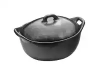 LivingStyles La Chamba Hand Crafted Clay Oval Casserole Dish, 32cm offer