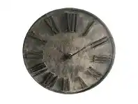 LivingStyles Benmore Iron Round Wall Clock, 127cm offer