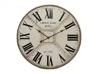 LivingStyles Avebury Iron Round Wall Clock, 70cm offer