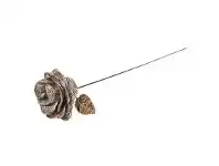 LivingStyles Provansa Hand Crafted Aged Iron Rose Stem offer