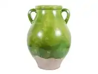 LivingStyles Provencal Clay Vase, Pear Green offer