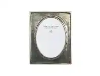 LivingStyles Torrens Pewter Oval Photo Frame, 3x4" offer