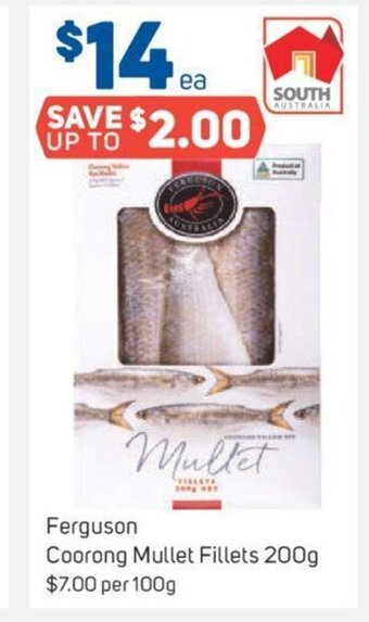 Ferguson Coorong Mullet Fillets 200g