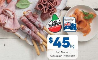 Foodland San Marino Australian Prosciutto offer