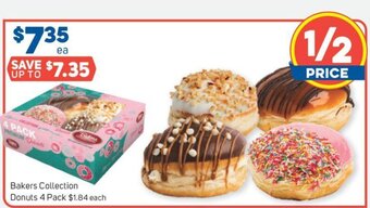 Foodland Bakers Collection Donuts 4 Pack offer