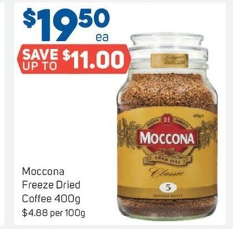 Foodland Moccona Freeze Dried Coffee 400g offer