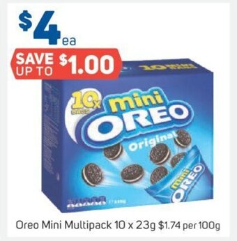 Foodland Oreo Mini Multipack 10 x 23g offer