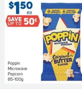 Foodland Poppin Microwave Popcorn 85-100g offer