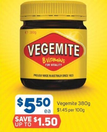 Foodland Vegemite 380g offer