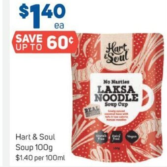 Foodland Hart & Soul Soup 100g offer