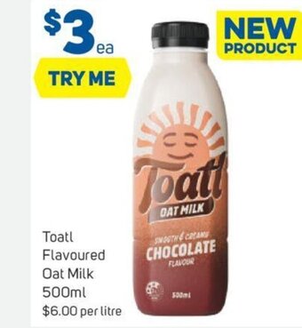 Toatl Flavoured Oat Milk 500ml