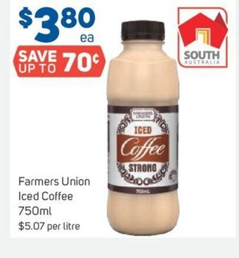 Foodland Farmers Union Iced Coffee 750ml offer
