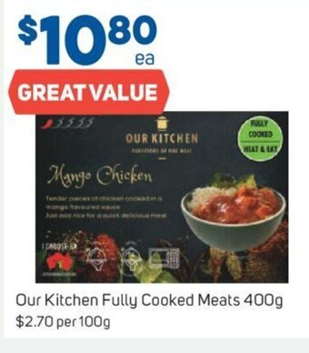 Foodland Our Kitchen Fully Cooked Meats 400g offer