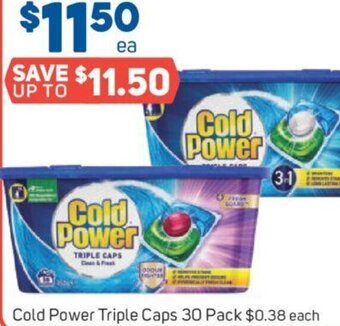 Foodland Cold Power Triple Caps 30 Pack offer