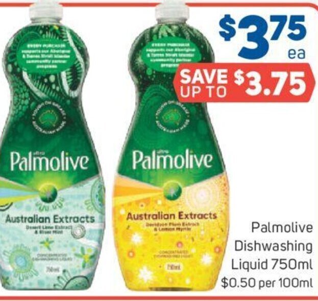 Palmolive Dishwashing Liquid 750ml offer at Foodland