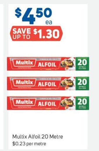 Foodland Multix Alfoil 20 Metre offer