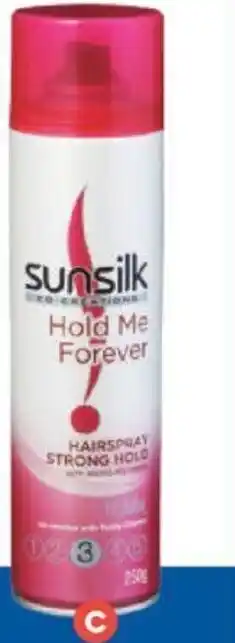 Foodland Sunsilk Hair Spray 250g offer
