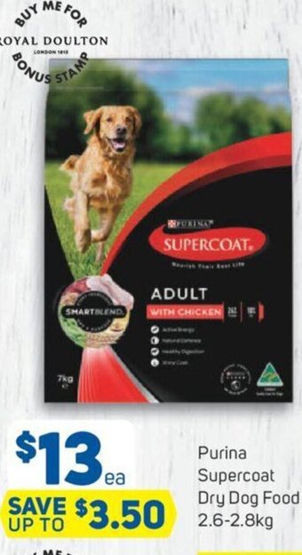 Foodland Purina Supercoat Dry Dog Food offer