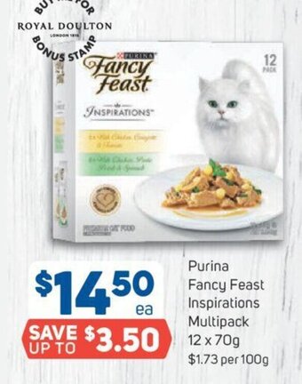 Foodland Purina Fancy Feast Inspirations Multipack 12x70g offer